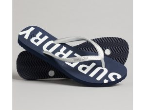 Superdry – SDCD CODE ESSENTIAL FLIP FLOP – DEEP NAVY/METALLIC SILVER