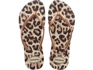 Havaianas – SLIM ANIMALS – BEIGE/ROSE GOLD/DARK BROWN