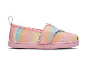 ΒΡΕΦΙΚΑ ΠΑΠΟΥΤΣΙΑ TOMS ALPARGATA GLITTER ΓΙΑ ΚΟΡΙΤΣΙΑ – ΡΟΖ